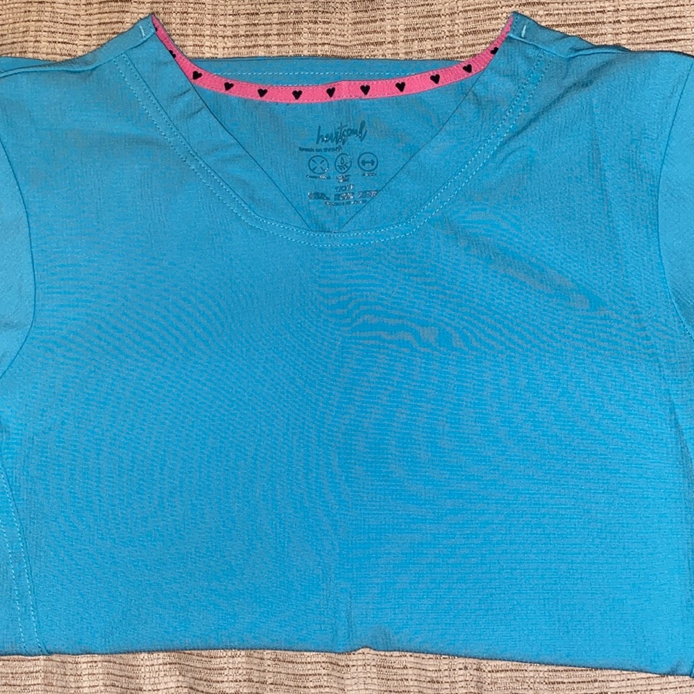 Heart soul small in turquoise